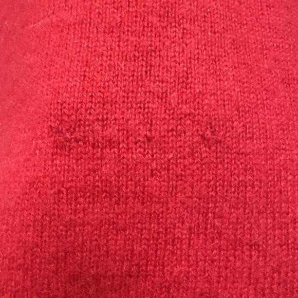 Isle 100% Pure Cashmere Sweater Women's Long Sleeve Fuchsia Pink Crewneck READ - Picture 9 of 11